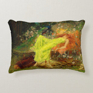 Fairy Tale Arthur Wardle Accent Pillow