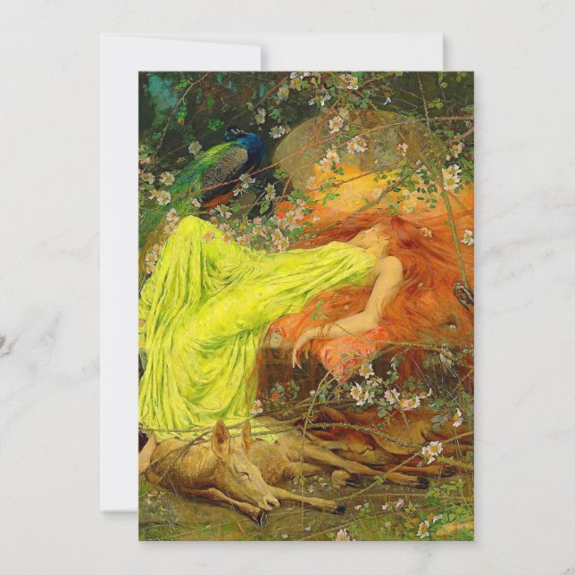 Fairy Tale Arthur Wardle Invitation (Front)
