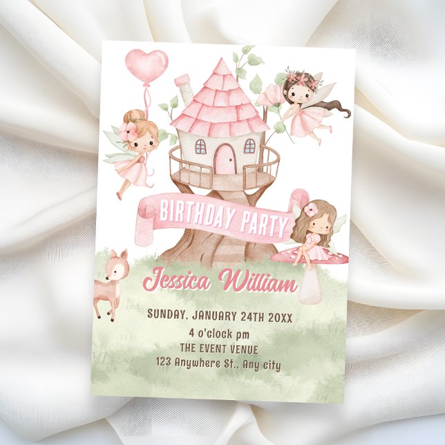 Fairy tale birthday invitation (Creator Uploaded)