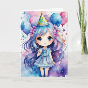 Fairy Tale Birthday Wishes - Customizable  Card