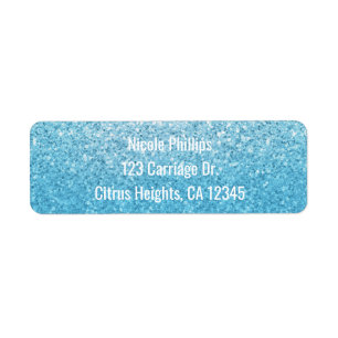 Fairy Tale Blue Parties scintillant Sweet 16 Party