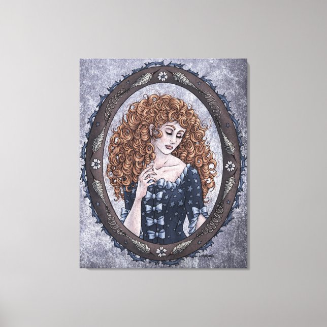 Fairy Tale "Briar Rose" Magical Fantasy Art Canvas (Front)