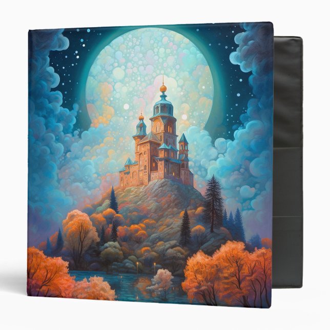 Fairy Tale Castle Fantasy Art Binder (Front/Inside)