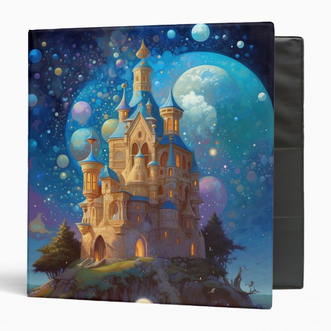 Fairy Tale Castle Fantasy Art Binder (Front/Inside)