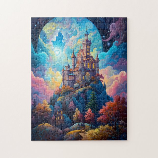 Fairy Tale Castle Fantasy Art Jigsaw Puzzle (Vertical)