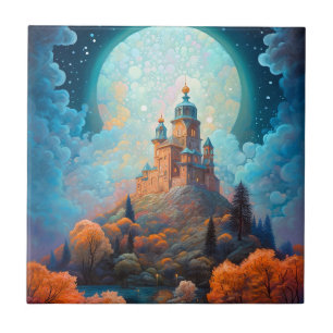 Fairy Tale Castle Fantasy Art Tile