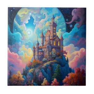Fairy Tale Castle Fantasy Art Tile