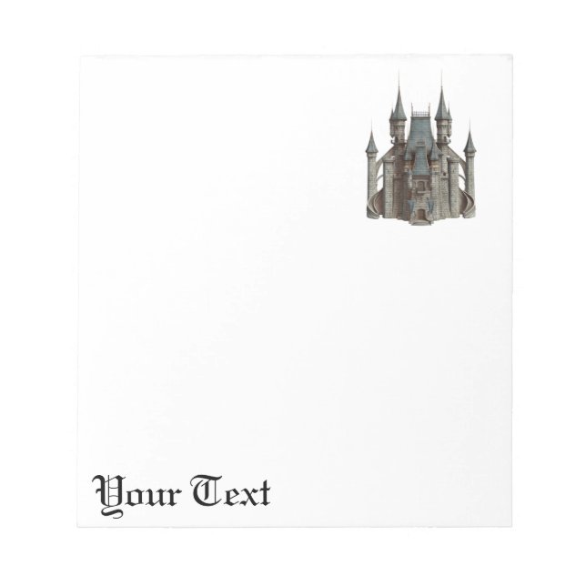 Fairy tale Castle Notepad (Front)
