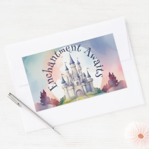 Fairy Tale Castle Party Sticker