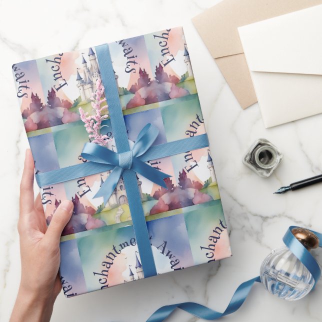 Fairy Tale Castle Party Wrapping Paper (Gifting)