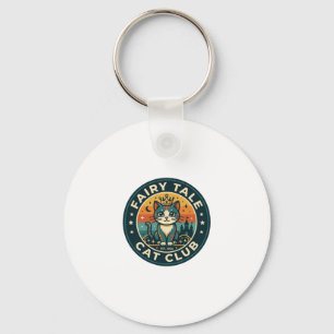 Fairy Tale Cat Cute Kitty Design - Fairy Tale Cat Keychain