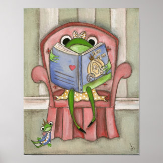 Fairy Tale Frog - Art Print