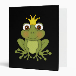 Fairy Tale Frog Prince with Crown Binder