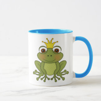 Fairy Tale Frog Prince with Crown Mug
