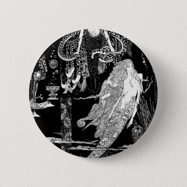Fairy Tale - Illustration 6 2 Inch Round Button (Front)