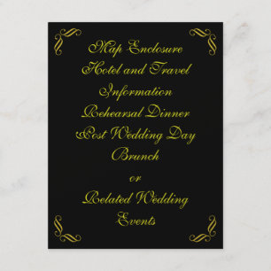 Fairy Tale in Black  Enclosure Card
