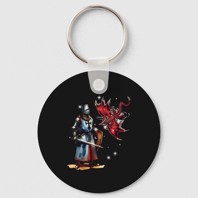 Fairy Tale Knight Children's Knight Armour Fairy T Keychain (Front)