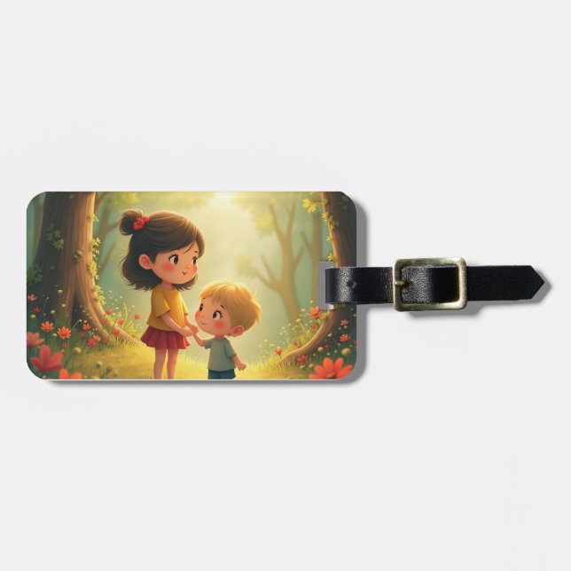 Fairy tale luggage tag (Front Horizontal)