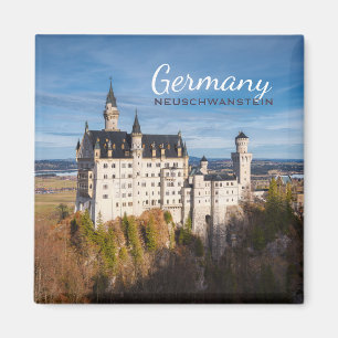 Fairy tale Neuschwanstein castle in Germany Magnet