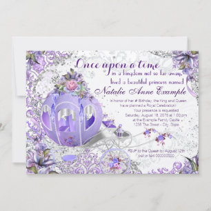 Fairy Tale Once Upon a Time Birthday Party Invitation
