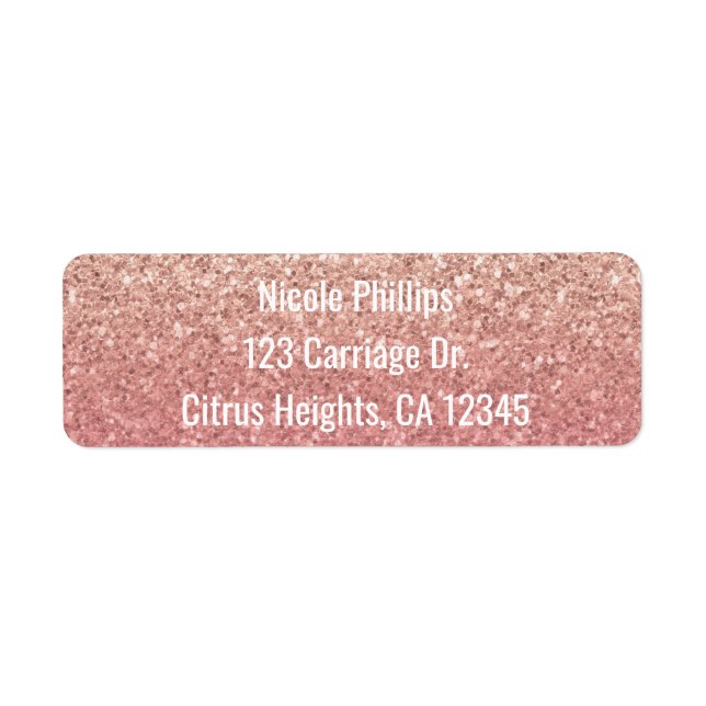 Fairy Tale Pink Glitter Sweet 16 Party Invitation (Front)