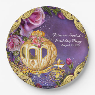 Fairy Tale Princess Birthday Party Paper Plate