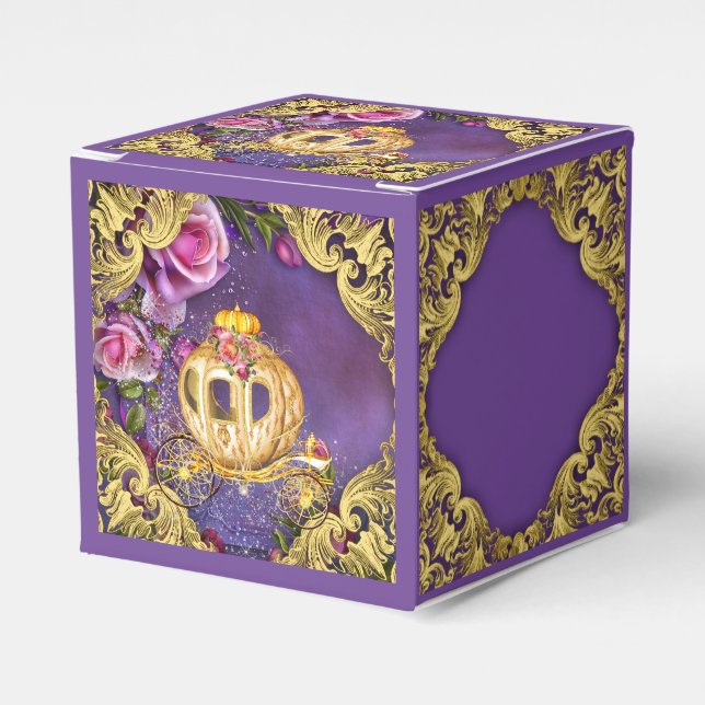 Fairy Tale Princess Favor Box (Front Side)
