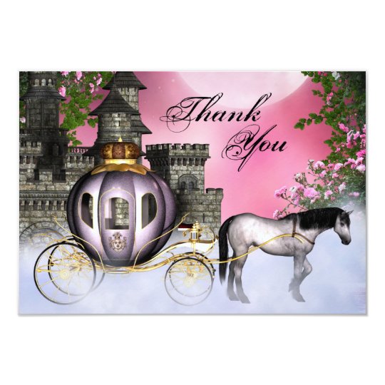 Fairy Tale Princess Flat Thank You Cards