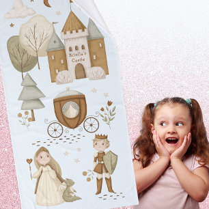Fairy Tale princess towel set with name