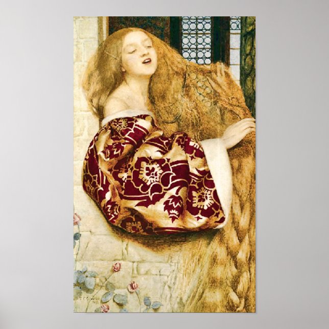 Fairy Tale Rapunzel Fine Art Print (Front)