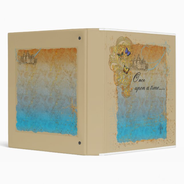 Fairy Tale Storybook Castle Binder Notebook (Background)