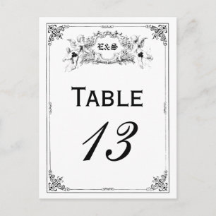 Fairy Tale Storybook Mariage Numéros de table