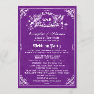 Fairy Tale Storybook Wedding Programs