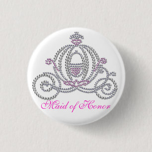 Fairy tale Theme Maid of Honour Button