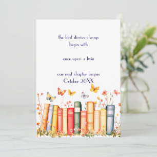 Fairy Tale Twin Pregnancy Announcement 