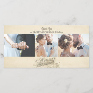 Fairy Tale Vieux Vintage Mariage Merci