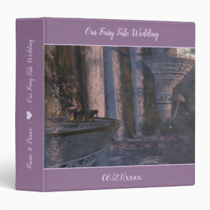 Fairy Tale Wedding Album customizable Binder
