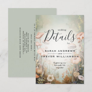 Fairy Tale Woodland Fairycore Romance Enclosure Card