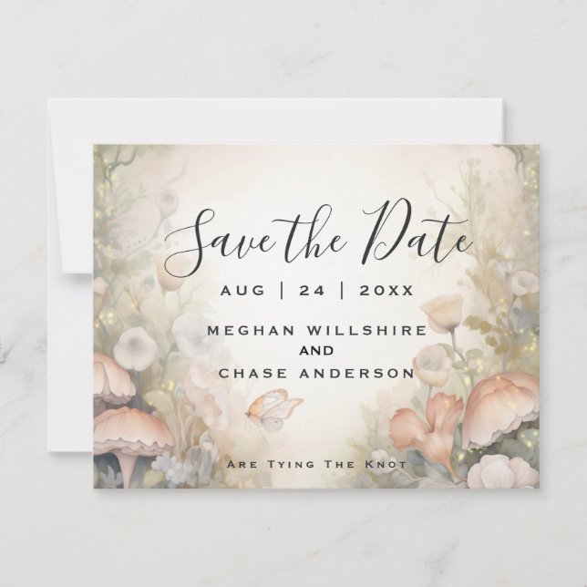 Fairy Tale Woodland Fairycore Romance Invitation (Front)