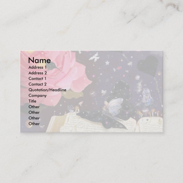 Fairy Tales! Business Card (Front)