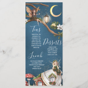 Fairy Tea Party Flat Menu