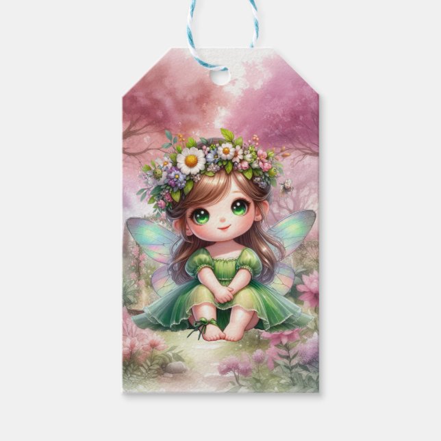 Fairy Tea Party Gift Tags (Front)