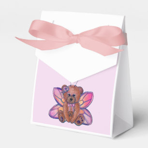 Fairy teddy bear art for kids by Renee Lavoie Favor Box