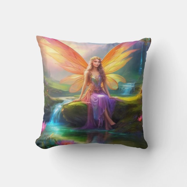 Fairy Throw Pillow (Front)