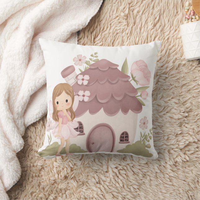 Fairy Throw Pillow - Throw Pillow Cute (Blanket)