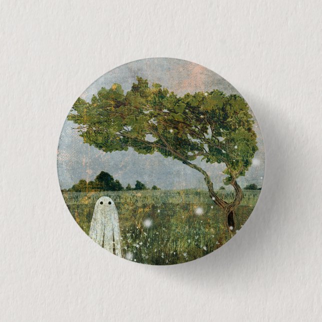 Fairy Tree 1 Inch Round Button (Front)