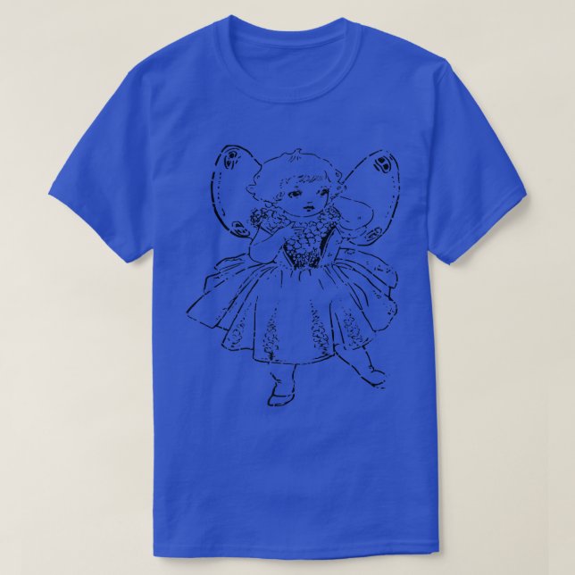 Fairy Trendy Distressed T-Shirt (Design Front)