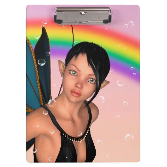 Fairy under Rainbow Clipboard (Front)