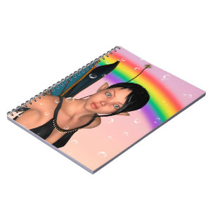 Fairy under Rainbow Notebook
