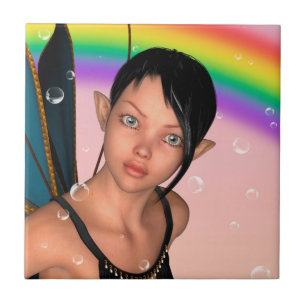 Fairy under Rainbow Tile